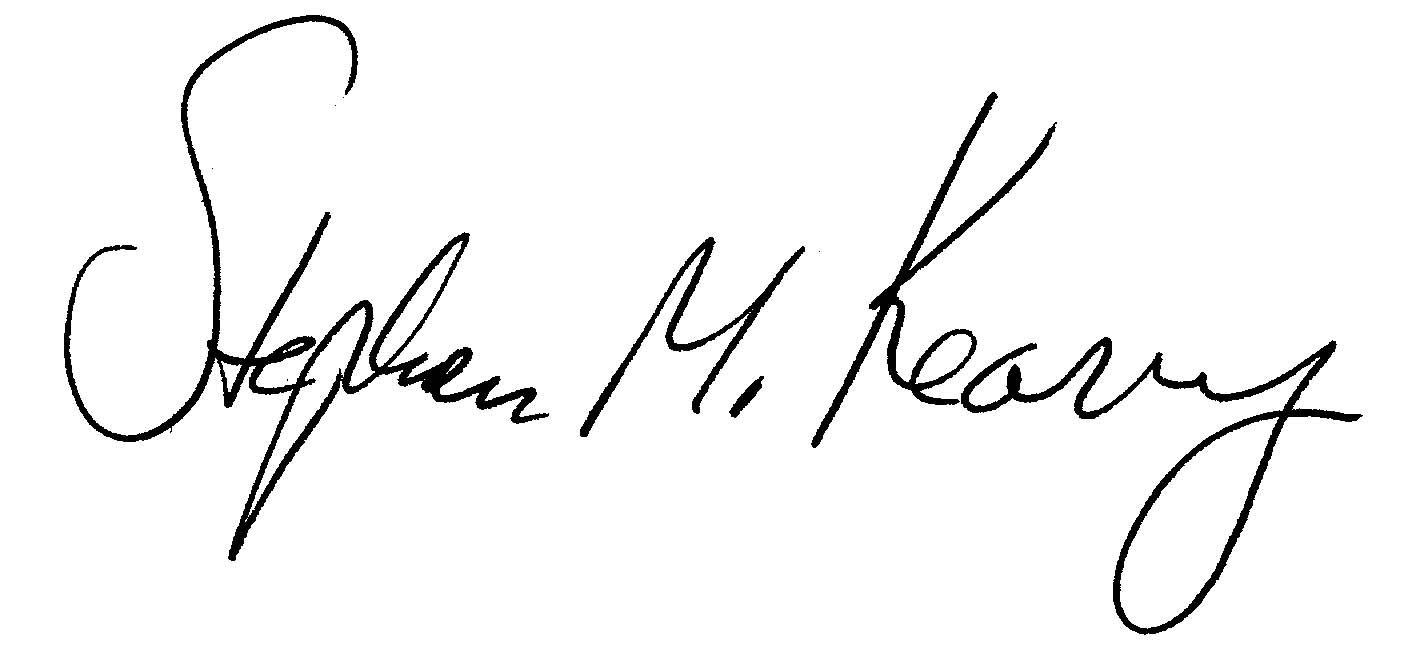 Signature of Vice President of Pricing and Product Design.